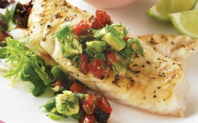 Healthy Bites Recipe: Cajun Fish, Avocado and Capsicum Salsa