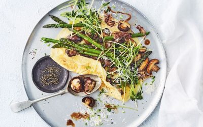 Healthy Bites Recipe: Mushroom & Asparagus Omelette