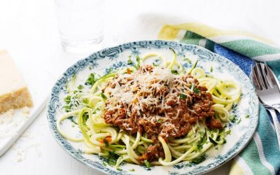 Healthy Bites Recipe: Low-Carb Zoodles Bolognese