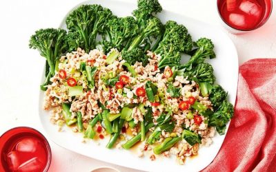 Healthy Bites Recipe: Thai-Style Chicken Mince With Broccolini