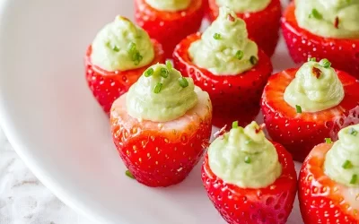 Healthy Bites Recipe: NYE Appetizer – Stuffed Strawberries
