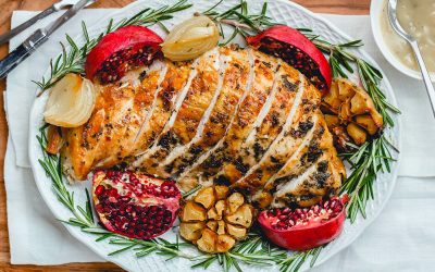 Healthy Bites Recipe: Roasted Turkey Breast with Garlic Herb Butter
