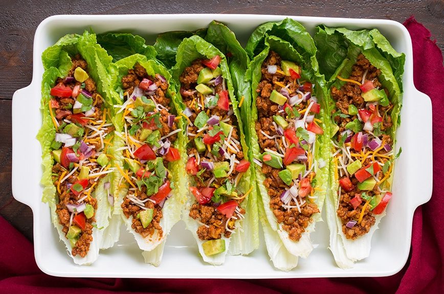 Healthy Bites Recipe: Turkey Taco Lettuce Wraps