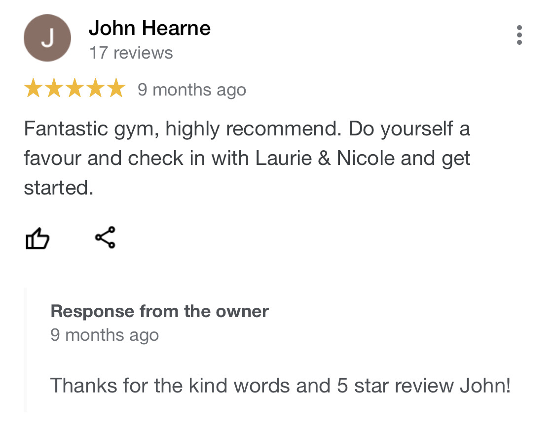John Hearne google review