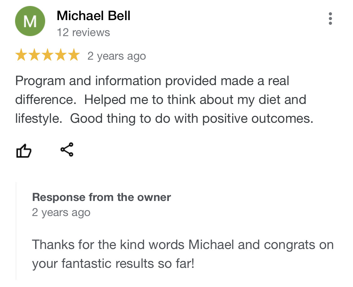 Michael Bell google review