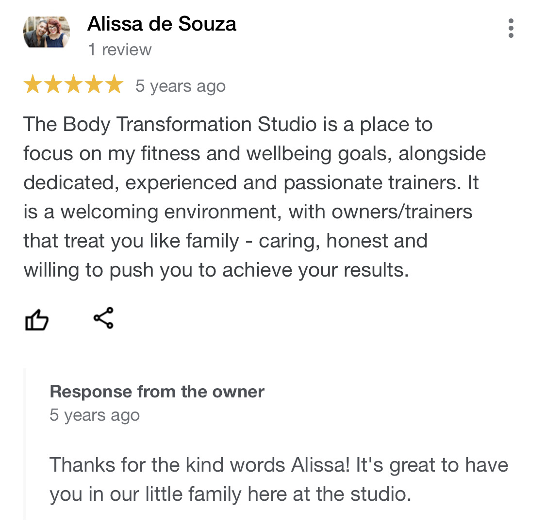 Alissa De Souza - google review