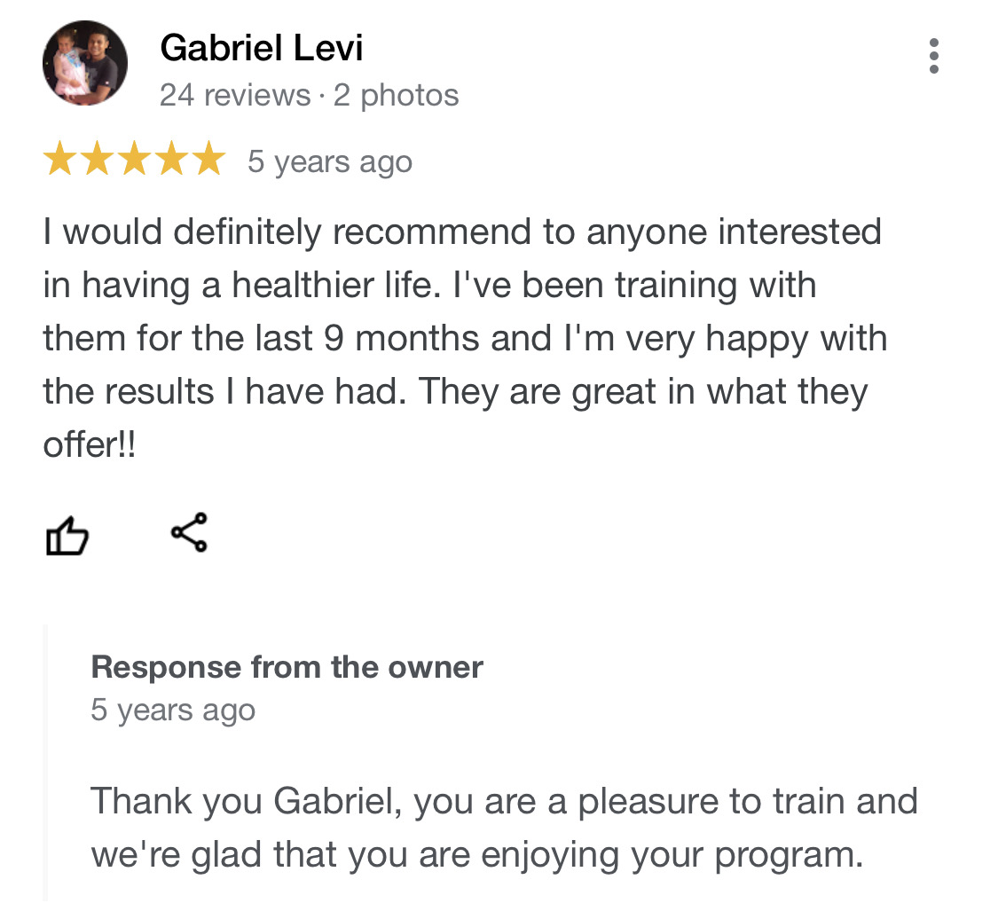 Gabriel Levi - google review
