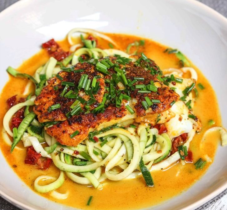 Healthy Bites Recipe: Cod with Creamy Zoodles