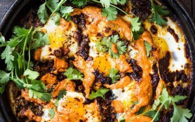 Healthy Bites Recipe: Moroccan Eggs with Harissa Yoghurt