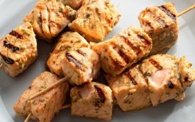 Healthy Bites Recipe: Grilled Salmon Kebabs