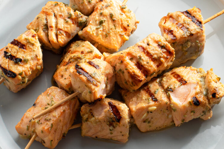 Healthy Bites Recipe: Grilled Salmon Kebabs