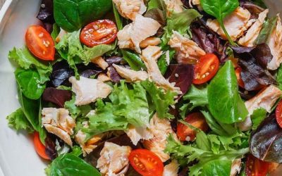 Healthy Bites Recipe: Salmon Salad with Avocado and Sweet Grape Tomatoes