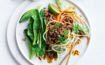 Healthy Bites Recipe: Spiced Pork & Zoodle Salad